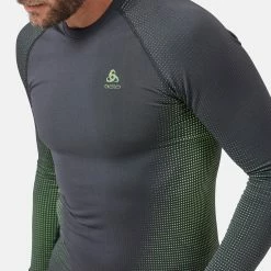 Odlo Performance Warm Eco BI Top Crew Neck L/S Base Layer -Cykelbukser Butik 10596776C4477C9EBE03723E5BF70DE7