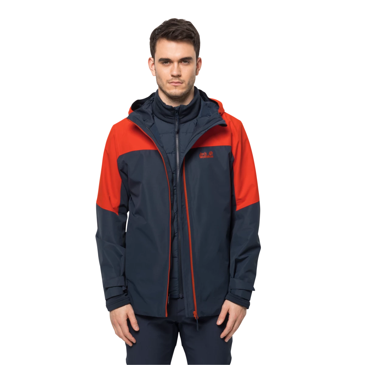 Jack Wolfskin GLAABACH 3IN1 JKT M Waterproof Jacket 5 Jack Wolfskin GLAABACH 3IN1 JKT M Waterproof Jacket - Billede 3