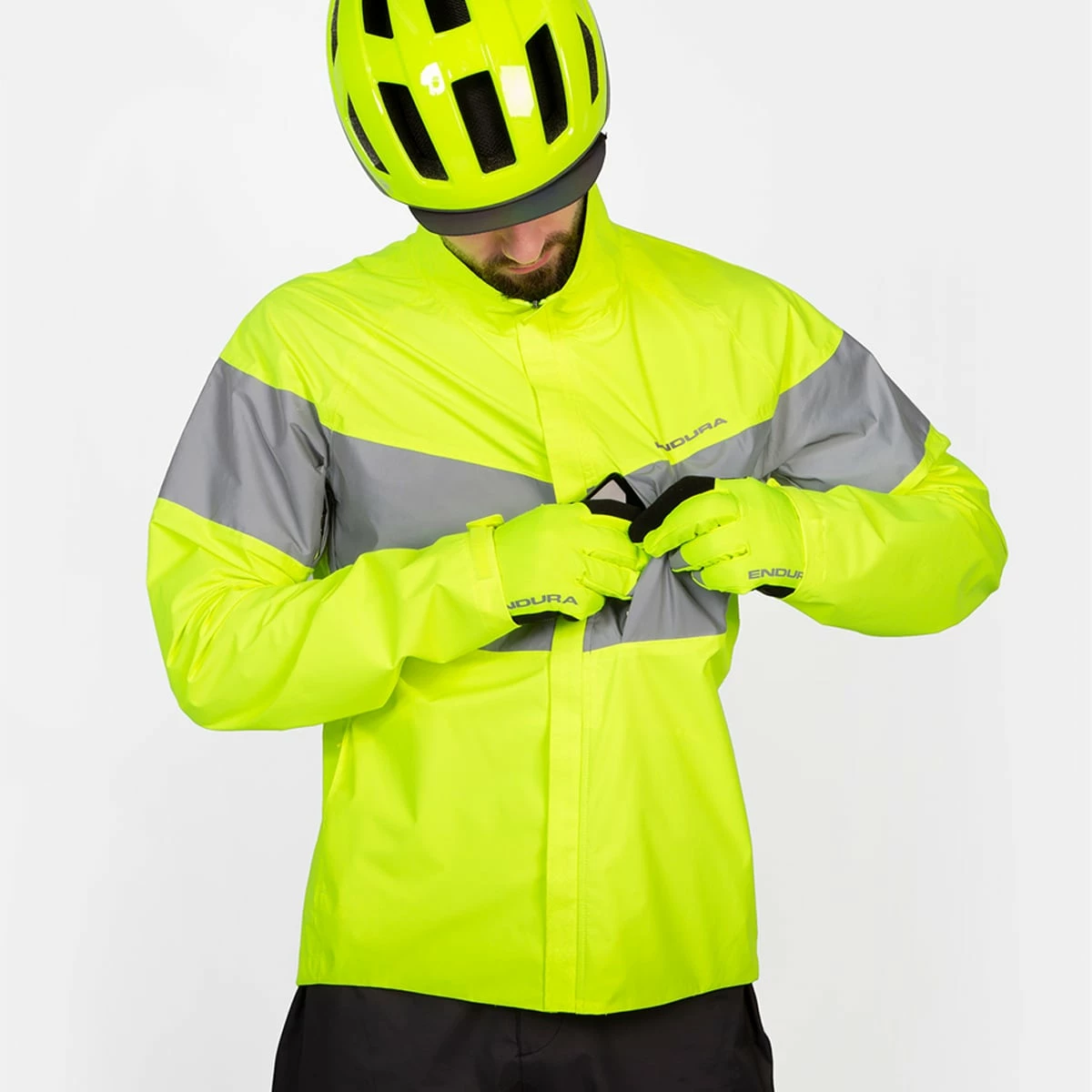 Endura URBAN LUMINITE EN1150 WASSERDICHTE JACKE Rain Jacket 5 Endura URBAN LUMINITE EN1150 WASSERDICHTE JACKE Rain Jacket - Billede 3