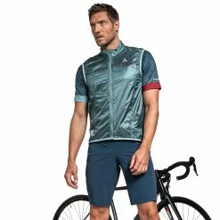 Schöffel Vest Brolio M Windproof Gravel Vest -Cykelbukser Butik 589D0412B433DE569B39547460191565