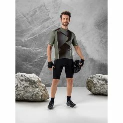 Loeffler M BIKE JERSEY FZ GEO HOTBOND Short Sleeve Jersey -Cykelbukser Butik 64914321A7DC8D51A725A0DC7192E094