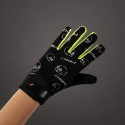 CHIBA Bones Kids Full Finger Cycling Gloves -Cykelbukser Butik 7A3F6612D0CBFC3CD8A6BEAFF3FDB5C8