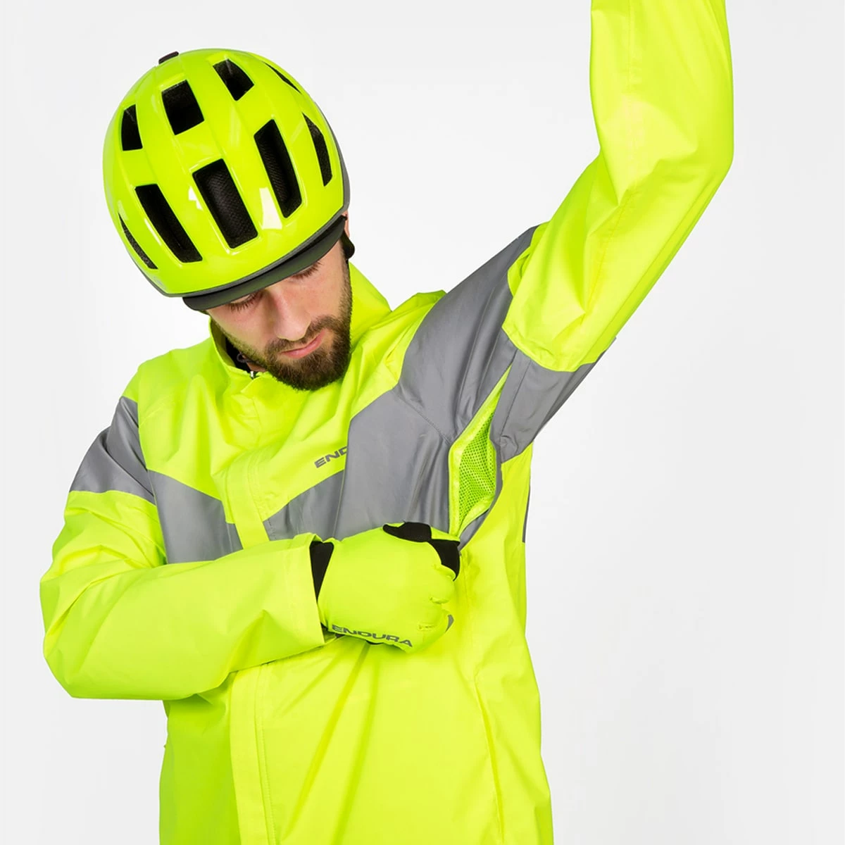 Endura URBAN LUMINITE EN1150 WASSERDICHTE JACKE Rain Jacket 6 Endura URBAN LUMINITE EN1150 WASSERDICHTE JACKE Rain Jacket - Billede 4