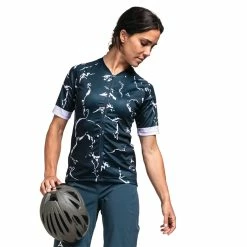 Schöffel Shirt Vertine L Women's Gravel Short-Sleeve Bike Jersey -Cykelbukser Butik F04D346EE8DC4F5F8F689A0C641A67AE